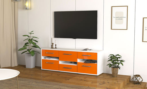 Lowboard Annalisa, Orange Front ( 136x49x35cm) - Dekati GmbH