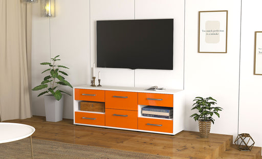 Lowboard Anni, Orange Front ( 136x49x35cm) - Dekati GmbH