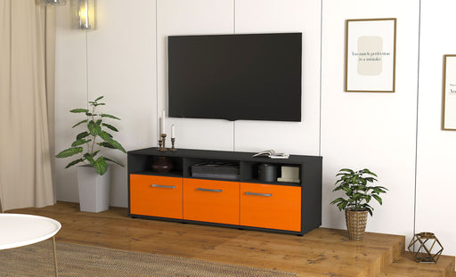 Lowboard Andrina, Orange Front (136x49x35cm) - Dekati GmbH