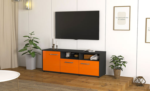 Lowboard Angelina, Orange Front (136x49x35cm) - Dekati GmbH