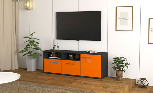 Lowboard Anina, Orange Front (136x49x35cm) - Dekati GmbH