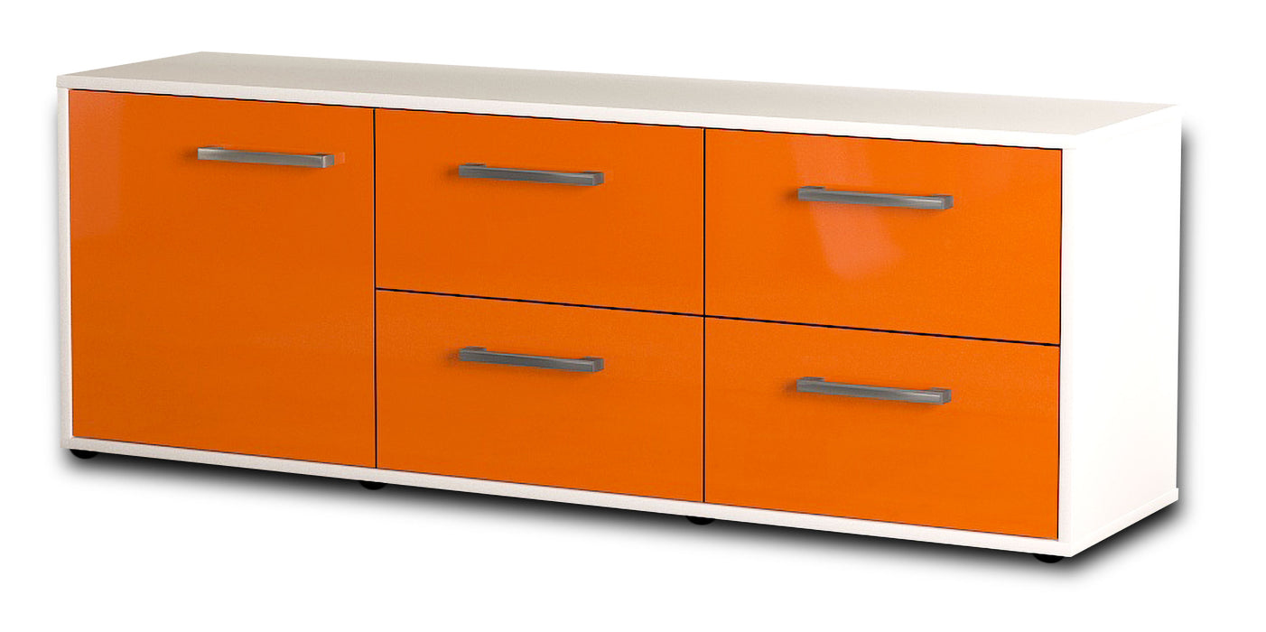 Lowboard Aloisia, Orange Seite ( 136x49x35cm) - Dekati GmbH