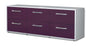 Lowboard Alva, Lila Seite ( 136x49x35cm) - Dekati GmbH