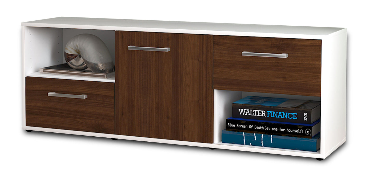 Lowboard Ambra, Walnuss Seite ( 136x49x35cm) - Dekati GmbH