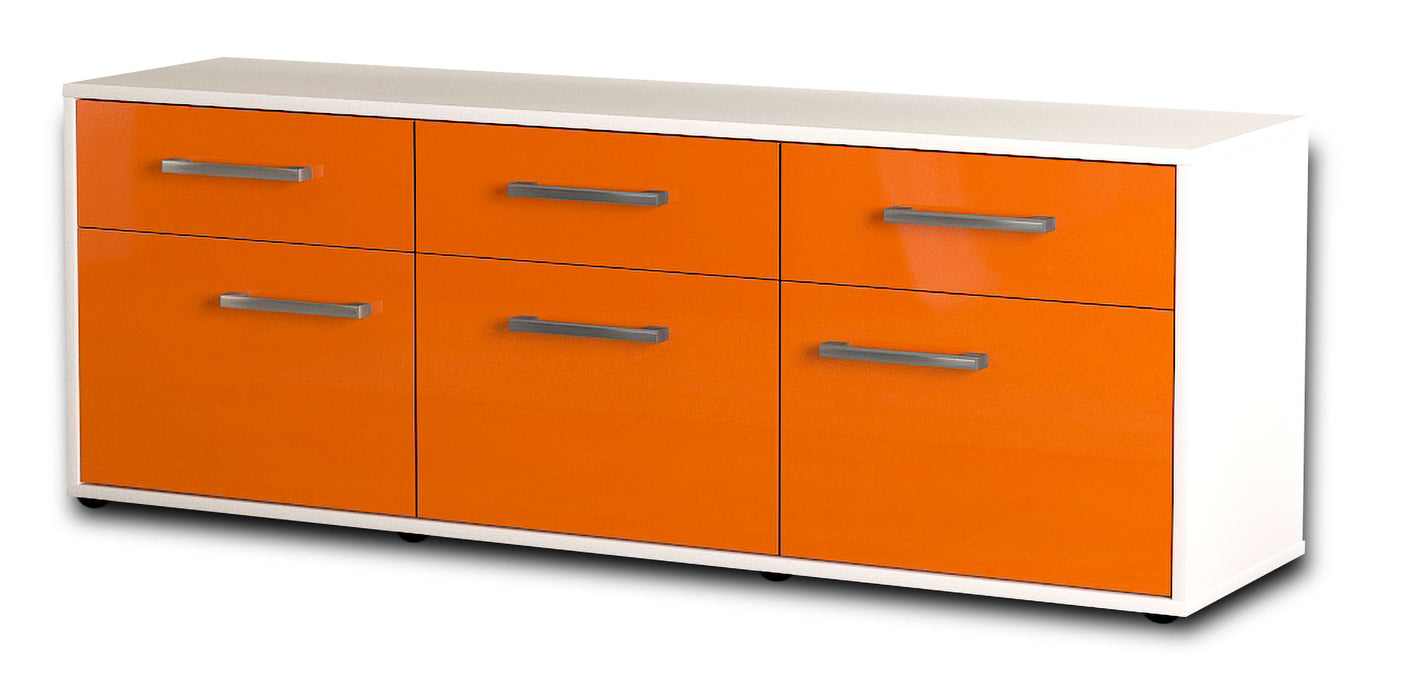 Lowboard Angela, Orange Seite ( 136x49x35cm) - Dekati GmbH
