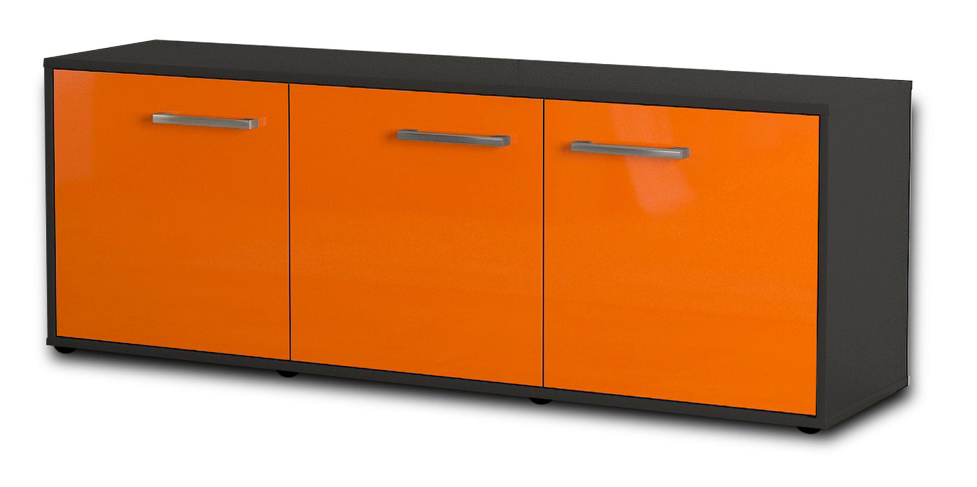 Lowboard Allegra, Orange Seite (136x49x35cm) - Dekati GmbH