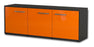 Lowboard Allegra, Orange Seite (136x49x35cm) - Dekati GmbH