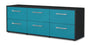 Lowboard Alva, Tuerkis Seite (136x49x35cm) - Dekati GmbH