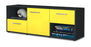 Lowboard Ambra, Gelb Seite (136x49x35cm) - Dekati GmbH