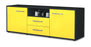 Lowboard Ameriga, Gelb Seite (136x49x35cm) - Dekati GmbH