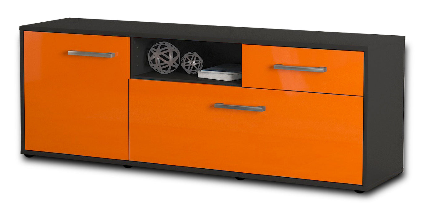 Lowboard Amila, Orange Seite (136x49x35cm) - Dekati GmbH