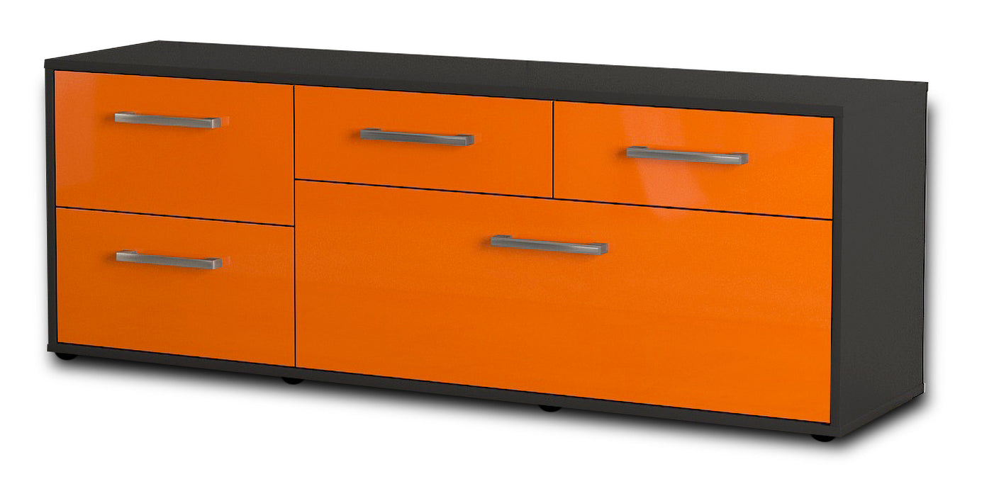 Lowboard Anais, Orange Seite (136x49x35cm) - Dekati GmbH