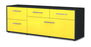 Lowboard Anais, Gelb Seite (136x49x35cm) - Dekati GmbH