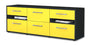 Lowboard Andrea, Gelb Seite (136x49x35cm) - Dekati GmbH