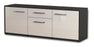 Lowboard Anella, Weiß Seite (136x49x35cm) - Dekati GmbH