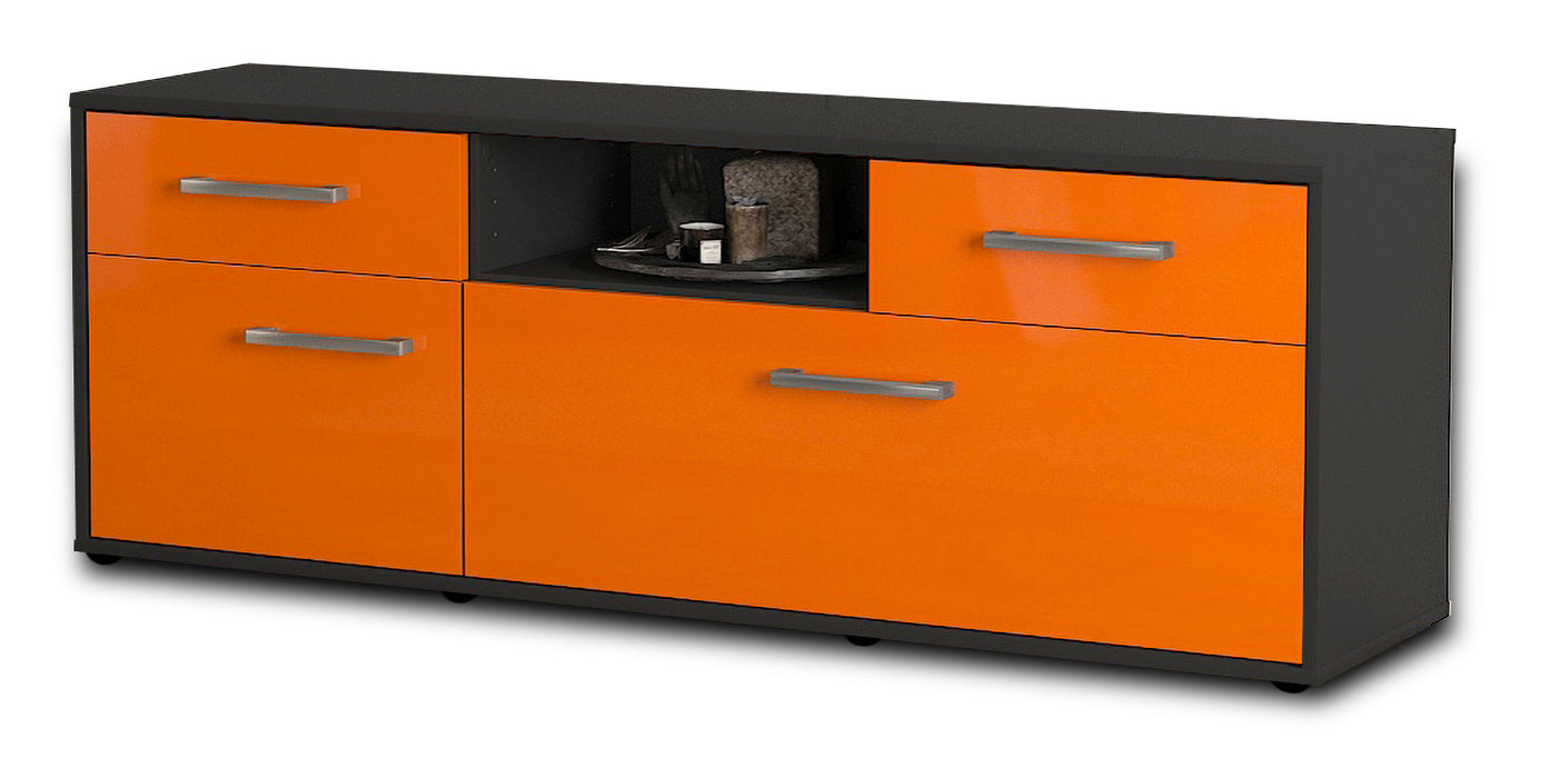 Lowboard Anita, Orange Seite (136x49x35cm) - Dekati GmbH