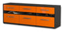Lowboard Annalena, Orange Seite (136x49x35cm) - Dekati GmbH