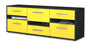Lowboard Annalisa, Gelb Seite (136x49x35cm) - Dekati GmbH