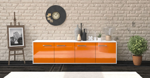 Lowboard Antonia, Orange Studio (180x49x35cm) - Dekati GmbH