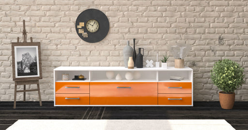 Lowboard Bella, Orange Studio (180x49x35cm) - Dekati GmbH