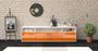 Lowboard Biancaneve, Orange Studio (180x49x35cm) - Dekati GmbH