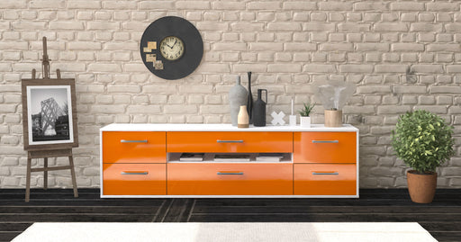 Lowboard Bjonda, Orange Studio (180x49x35cm) - Dekati GmbH