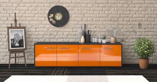 Lowboard Antonia, Orange Studio (180x49x35cm) - Dekati GmbH
