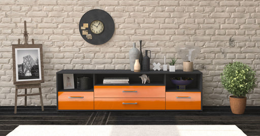 Lowboard Azula, Orange Studio (180x49x35cm) - Dekati GmbH
