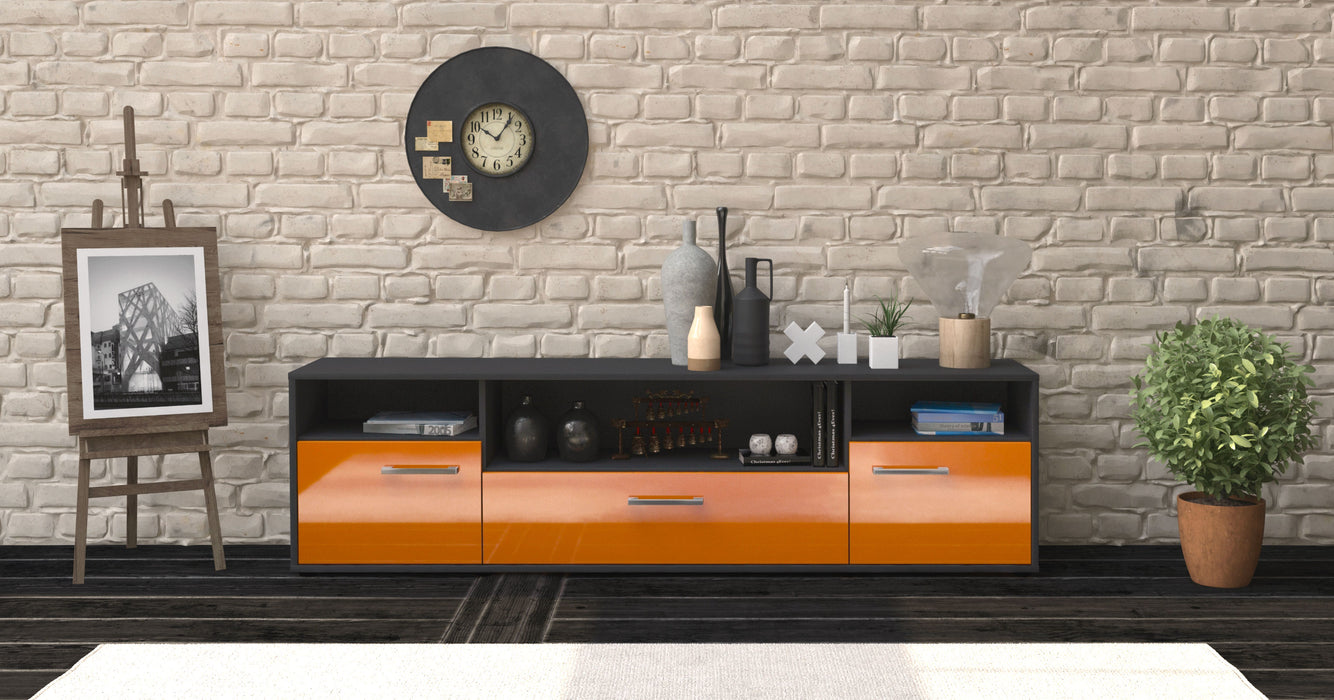 Lowboard Bionda, Orange Studio (180x49x35cm) - Dekati GmbH