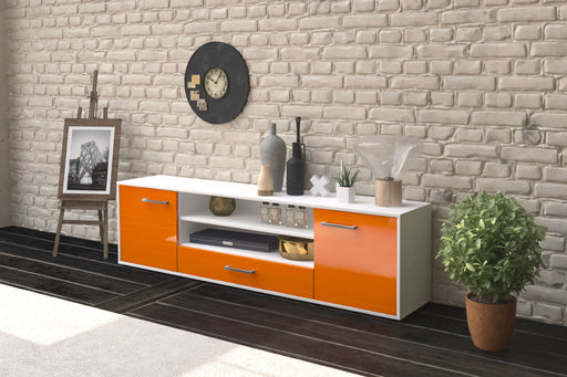 Lowboard Armida, Orange Front (180x49x35cm) - Dekati GmbH