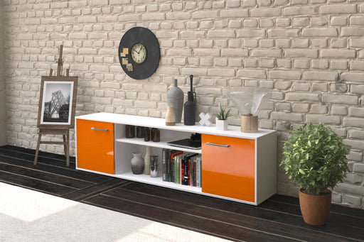 Lowboard Asia, Orange Front (180x49x35cm) - Dekati GmbH