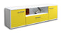 Lowboard Arbnora, Gelb Seite (180x49x35cm) - Dekati GmbH