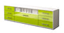 Lowboard Beatrice, Gruen Seite (180x49x35cm) - Dekati GmbH