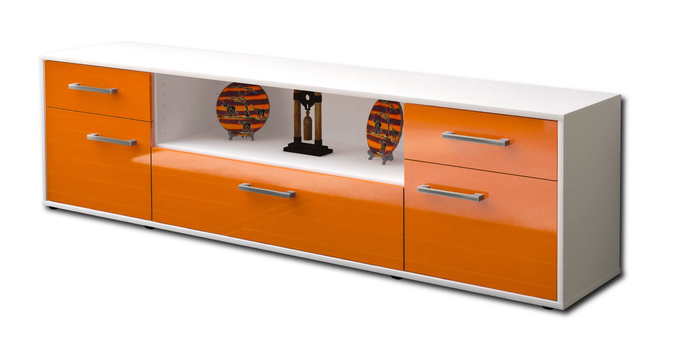 Lowboard Biggi, Orange Seite (180x49x35cm) - Dekati GmbH