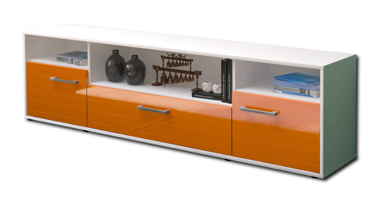 Lowboard Bionda, Orange Seite (180x49x35cm) - Dekati GmbH