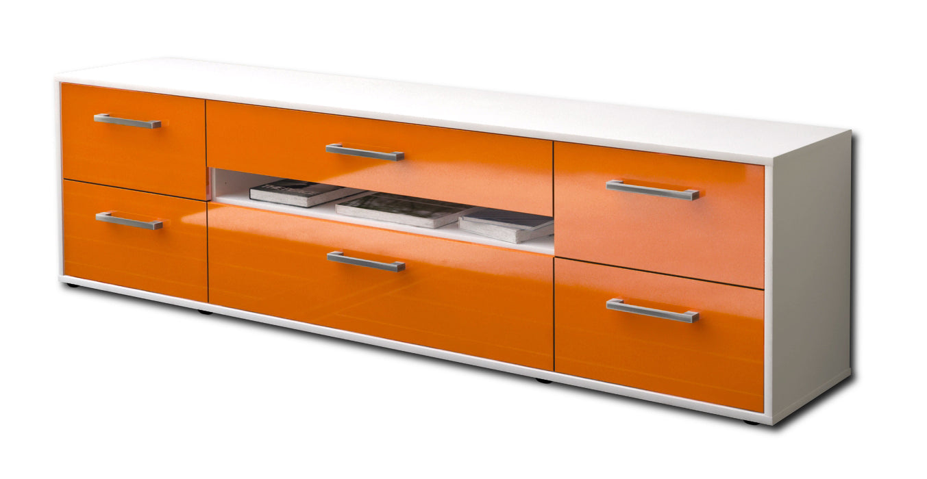 Lowboard Bjonda, Orange Seite (180x49x35cm) - Dekati GmbH