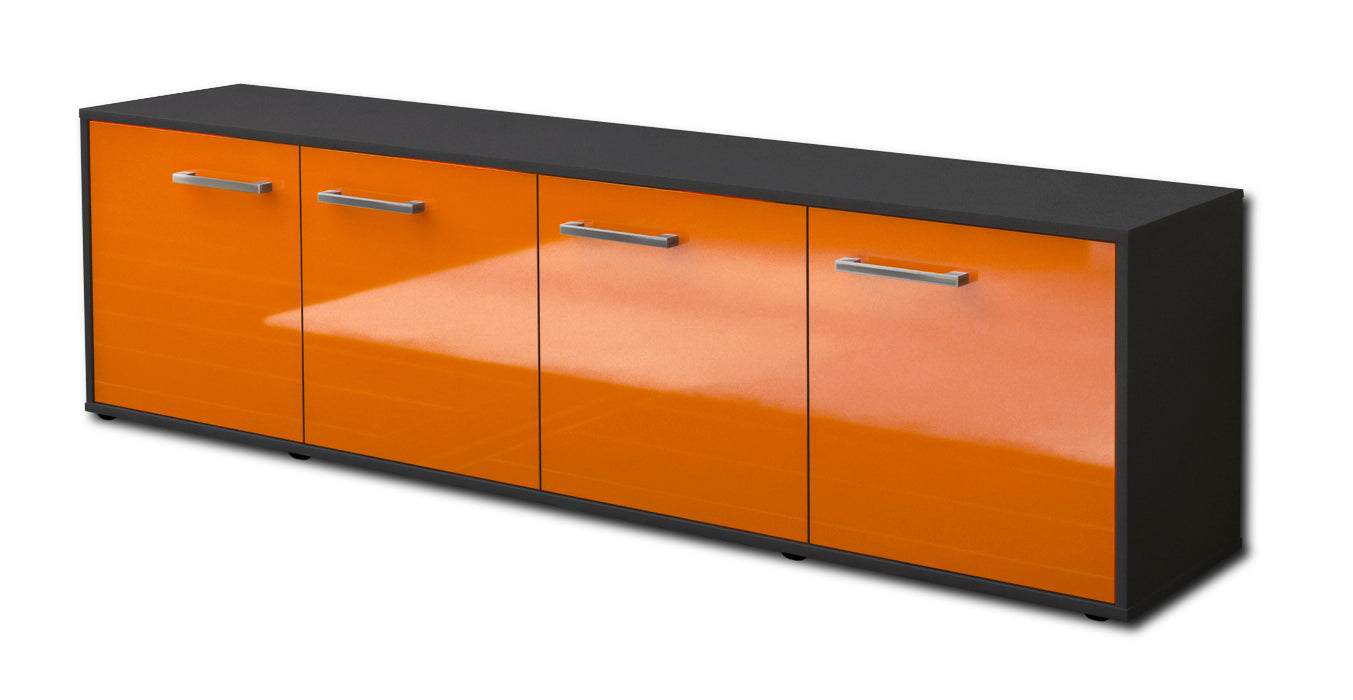 Lowboard Antonia, Orange Seite (180x49x35cm) - Dekati GmbH