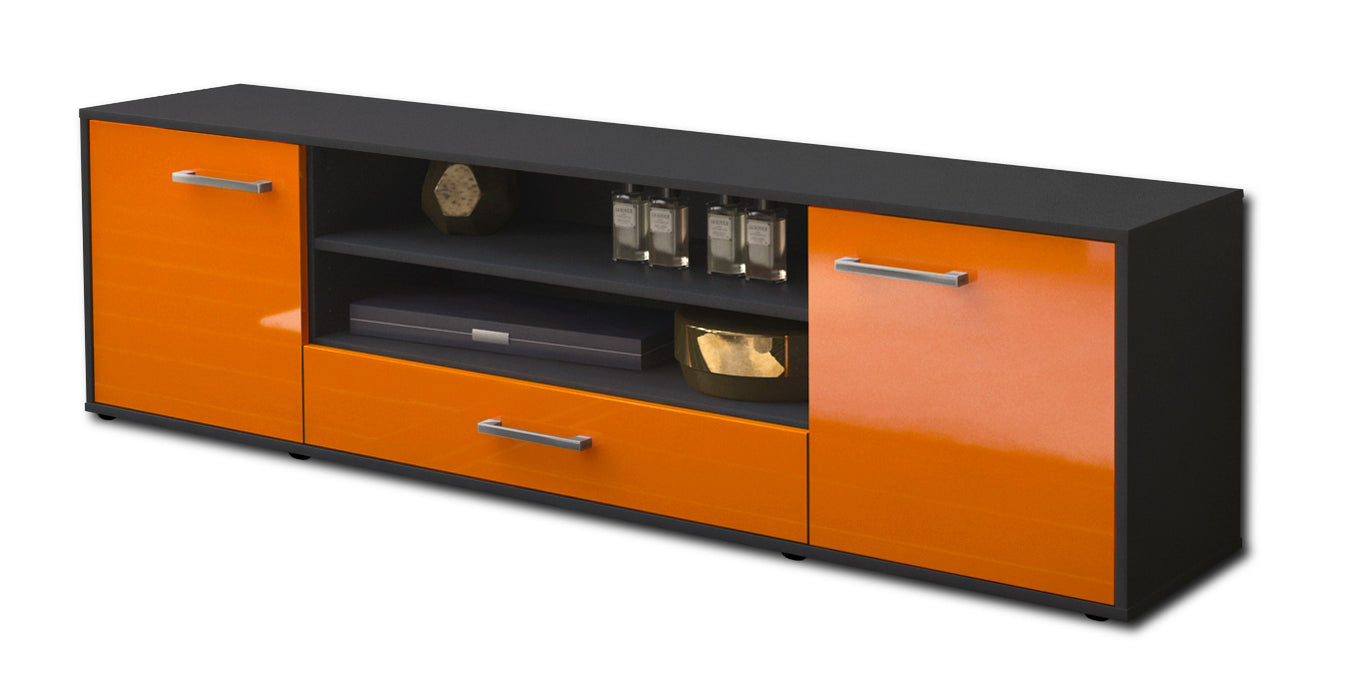 Lowboard Armida, Orange Seite (180x49x35cm) - Dekati GmbH
