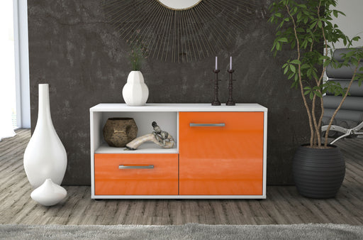 Lowboard stehend mit Griffen Adrina, Orange Studio ( 92x49x35cm) - Dekati GmbH