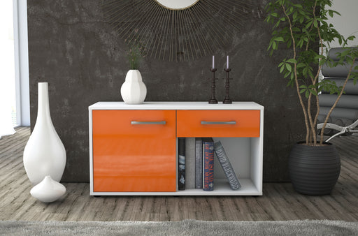 Lowboard stehend mit Griffen Alberina, Orange Studio ( 92x49x35cm) - Dekati GmbH