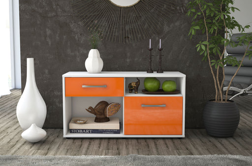 Lowboard stehend mit Griffen Albina, Orange Studio ( 92x49x35cm) - Dekati GmbH