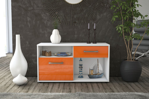 Lowboard stehend mit Griffen Alecia, Orange Studio ( 92x49x35cm) - Dekati GmbH