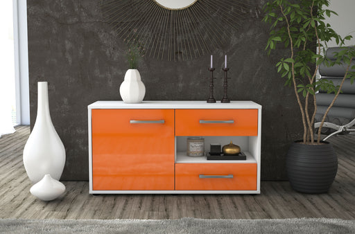 Lowboard stehend mit Griffen Aleyna, Orange Studio ( 92x49x35cm) - Dekati GmbH