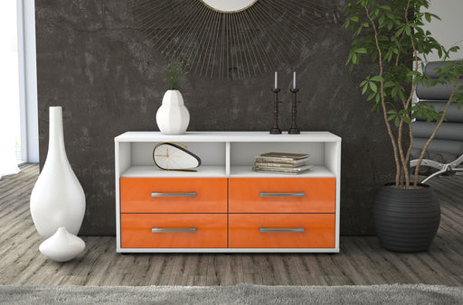 Lowboard stehend mit Griffen Alia, Orange Studio ( 92x49x35cm) - Dekati GmbH