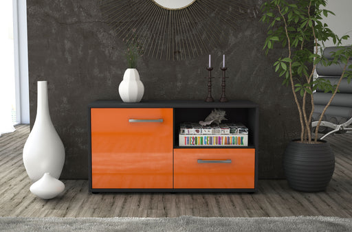 Lowboard stehend mit Griffen Adriana, Orange Studio ( 92x49x35cm) - Dekati GmbH