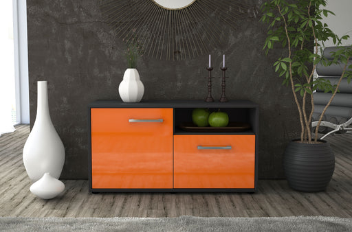 Lowboard stehend mit Griffen Ajda, Orange Studio ( 92x49x35cm) - Dekati GmbH