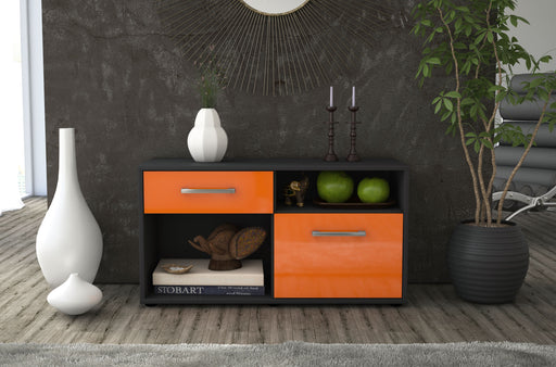 Lowboard stehend mit Griffen Albina, Orange Studio ( 92x49x35cm) - Dekati GmbH