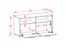 Lowboard stehend mit Griffen Alegra, Beton Maß ( 92x49x35cm) - Dekati GmbH