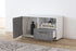 Lowboard stehend mit Griffen Adriana, Beton Offen ( 92x49x35cm) - Dekati GmbH