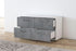 Lowboard stehend mit Griffen Aella, Beton Offen ( 92x49x35cm) - Dekati GmbH